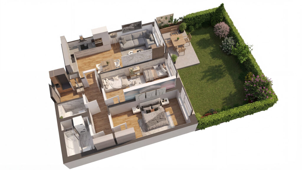 Interiér-bytu-developerský-projekt-bytových-domů-půdorys-02