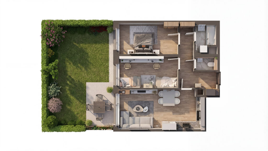 Interiér-bytu-developerský-projekt-bytových-domů-půdorys-03